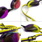 ARENA Unisex Python Racing Swim Goggles for Men and Women Anti-Fog No Leak Max Comfort Dual Strap, Mirror/Non-Mirror Lens