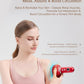 Lymphatic Drainage Massager & Anti Cellulite Massage Tool, Helps Reduce Stretch Marks & Cellulite, for Legs, Arms & Belly, Body Sculpting Machine with Microcurrent, Light, Heat & Vibration,Red