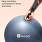 KEEP Pilates Small Exercise Ball Anti-Burst - Thickened Yoga Ball With Pump for Physical Therapy, Fitness, Workout, and Core Strength