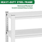 Metal Aquarium Stand with a Adjustable 3-Tier Fish Tank Rack,Tank Not Included,for Home Office(31.5" L x 18" W x 34" H). (White)