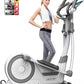 HARISON Elliptical Machine for Home 350 LBS Capacity, Magnetic Elliptical Exercise Machine with 16-Level Resistance Control, Elliptical Trainer with HARISON Bluetooth