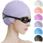 Tripsky Silicone Swim Cap,Comfortable Bathing Cap Ideal for Curly Short Medium Long Hair, Swimming Cap for Women and Men, Shower Caps Keep Hairstyle Unchanged…