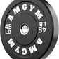 2 Inch Bumper Plates，10-500lbs，Barbell Rubber Olympic Weight Plates Set for Home Gym, Strength Training & Weight Lifting, Multiple Options Colors