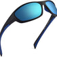 KastKing Hiwassee Polarized Sport Sunglasses for Men and Women, Wrap Sunglasses for Fishing Cycling and Running,UV Protection