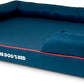 The Dog’s Bed Orthopedic Dog Bed XXL Blue Oxford with Red Trim UK Flag Dog Bed 51.5x39, Memory Foam, Pain Relief: Arthritis, Post Surgery, Lameness, Veterinary Approved, Waterproof Washable Cover