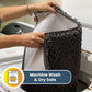 Muddy Mat® Original Dog Door Mat for Muddy Paws, Super Absorbent Microfiber, Non-Slip Washable Pet Rug, Quick Dry Chenille Entryway Carpet, Machine Washable Indoor Outdoor mat, Grey 24"x96"