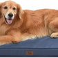Outdoor Waterproof XL Dog Bed, Dog Bed for Large Dogs, Orthopedic Egg Foam Pet Bed with Washable and Removable Oxford Cooling Cover, Navy
