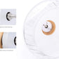 Niteangel Super-Silent Hamster Exercise Wheels: - Quiet Spinner Hamster Running Wheels with Adjustable Stand for Hamsters Gerbils Mice Or Other Small Animals (S, Transparent)