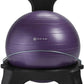 Gaiam Classic Balance Ball Chair – Ergonomic Stability Chair for Desk & Office | Yoga Ball Seat with Base, Air Pump, & Exercise Guide | Improves Posture & Core Strength (300 lb Capacity)