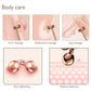Tekson Face Roller, Facial Metal Massager, Massage Tool for face (Rose)
