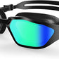 Swim Goggles, Unisex Adult Swimming Goggles for Men Women Youth - Anti Fog, Anti UV, No Leakage, HD Wider View