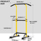 soges Power Tower Pull Up Bar Station, Free Standing Pull Up Rack Dip Station for Home Gym, Height Adjustable Home Strength Training Fitness Workout Equipment