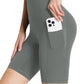baleaf Women's 8"/ 5"/ 3" Biker Shorts High Waist Yoga Workout Gym Running Volleyball Spandex Shorts with Pockets
