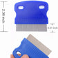 2 Pcs Cat Combs Dogs Grooming Combs Tear Stain Remover, Effectively Removes Crust, Loose Hair, Eye Stain on Pet(Random Color)