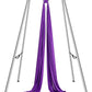 VEVOR Aerial Yoga Frame, 9.67 ft Height Swing Stand, Max 551.15 lbs Load Chrome-Plated Steel Pipe Inversion Yoga Rig for Indoor Outdoor Use