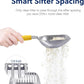WePet Cat Litter Scoop, Aluminum Alloy Sifter, Kitty Metal Scooper, Deep Shovel, Long Handle, Poop Sifting, Kitten Pooper Lifter, Durable, Heavy Duty, for Litter Box