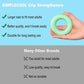 Grip Strength Trainer Hand Gripper Strengthener. Hand Finger Wrist Forearm Workout Exerciser for Strength Training Rock Climbing Athletes Rehabilitation Stress Relief. Silicone Rings 3.5 Inch.