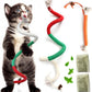 Kittens Toys，Cat Chew Toys for Indoor Cats, Catnip Toy for Teeth Cleaning, Interactive Cat Nip Teething Rope Toys for Cats Kitty, 2 Pack (27.56&7.87 inches，Plus 2 Packs of Catnip)