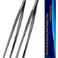 JETKONG 2 Pcs 18 Inch (45cm) Stainless Steel Grill Tongs Heavy Duty Giant Tweezer Tongs, Extra Large Tweezers Tools for Cooking, Grilling, BBQ and Turning Food (Black)