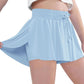 EXARUS Girls Butterfly Shorts Flowy Dance Skirt Cheer Skorts Athletic Tween Clothes Teen Preppy Outfits Flutter Kids