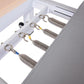 Stamina Products AeroPilates Precision Series Reformer Pilates Machine Resistance and Workout System for Home Gym, White/Gray