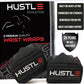 Hustle Athletics Wrist Wraps for Weightlifting – Max Wrist Support for Safe & Heavy Lifts, USPA Approved 18" & 12" Lengths, Thumb Loop Gym Straps for Powerlifting & Weight Lifting for Men and Women