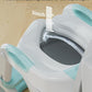 Potty Training Seat with Step Stool Ladder, Potty Training Toilet Seat with Soft Seat Splash Guard, Adjustable Height, 2 in 1 Potty Seats for Toddlers Kids Boys Girls