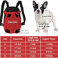 FEimaX Dog Carrier Backpack Pet Legs Out Front Cat Travel Bag, Adjustable Puppy Backpacks Carriers Hands-Free for Small Medium Dogs Cats Hiking Traveling Camping Daily Walking (Small, Red)