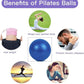 Mini Yoga Balls 9 Inch Exercise Pilates Therapy Balance Micropore Ball Barre Equipment for Home Stability Training Physical Core Training