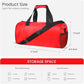 C&F BOGMOST Small Gym Bag for Travel & Duffel - 17 Inch Lightweight Carry On Bag for Men & Women, Mini Duffel Bag,Perfect for Sports, Weekend Trips, and Overnight Stays, Red