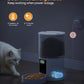 Automatic Cat Feeder Food Dispenser: 4L Timed Small Dog Dry Food Dispenser with 10s Voice - Distributeur Nourriture Chat Hund Programmable - Auto Pet Feeder with 1-6 Meals White