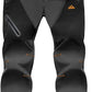 MAGCOMSEN Men's Snow Ski Pants Fleece Lined Water Resistant Winter Pants with 4 Zip Pockets for Snowboard Hiking Outdoor