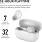 TOZO A1 Wireless Earbuds Bluetooth 5.3 Light Weight in Ear IPX5 Waterproof Headphones 2 Mic for AI Calls, Immersive Premium Sound Bass Headset with Charging Case, 32 Presets EQ Customization via App