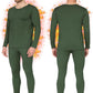 HEROBIKER Long Johns Thermal Underwear for Men Skiing Winter Warm Hunting Gear Fleece Lined Base Layer Set Top Bottom