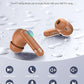 Wireless Earbuds, Bluetooth 5.4 Headphones Bass Stereo, Ear Buds with Noise Cancelling Mic, IP7 Waterproof in Ear Earphones, 36H LED Display Bluetooth Earbuds for Laptop Pad Phones Sports, Brown