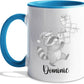 Customized Name Raccoon Coffee Mug Gift For Raccoons Lover Birthday Christmas, Personalized Raccoons Accent Coffee Cup, Raccoon Teacup Gift For Grandson Granddaughter Kids, Animal White Mug 11 15Oz