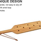 17 Inch Large Bamboo Wood Paddle Wooden Paddle with Airflow Holes