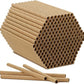 200pcs Cardboard Bee House Nesting Tubes - 6" Long X 5/16" Diameter Tube for Mason Solitary Bees - for Filling Insect Hotels and Bug Houses