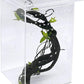 Reptile Terrarium Enclosure 6"x6"x10" Tall Acrylic Tarantula Breeding Box Magnetic Hermit Crab Habitat Vertical Tank Transparent Jumping Spider Cage for Insect Mantis Scorpion Sling Isopods