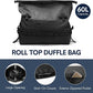 Haimont Large Waterproof Duffel Backpack Roll-Top Heavy Duty Dry Duffle Bag for Boating, Travel, Motorcycle, Kayaking, Camping, 60L