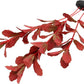 2-Pack 12 Inch Aquarium Silk Aquarium Plants, Artificial Plastic Plant for Small Tank, Goldfish, Fish Hides (Red, 12 Inch)