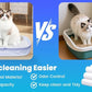 120 Pack Jumbo Cat Litter Bags-3MIL Extra Thick Leakproof Litter Box Liners, 37"x18" Heavy Duty Drawstring Cat Litter Liners for Automatic Litter Box, Odor Control Disposable Kitty Litter Bags 12 Roll