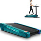 FUNMILY Smallest Walking Pad with 5% Incline, 2 in 1 Under Desk Treadmill for Home Office, 2.5 HP Mini Compact Walking Treadmill, Installation-Free/300lbs Weight Capacity/Unique Lighting Design