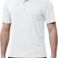 TBMPOY Men's Polo Shirts with Pocket Short Sleeve Quick Dry Casual Sports Outdoor Golf Shirt