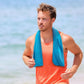 4 Pack Cooling Towels 40" x 12" - Instant Cooling Relief for Golf, Fitness, Camping, Hiking, Yoga, Pilates - Premium Quality, Portable Design