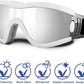 Medium Dog Sunglasses with Adjustable Strap UV Protection, Winproof Puppy Sunglasses, Suitable for Dogs Eyes Protection，Soft Dog Goggles