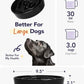 LE TAUCI Slow Feeder Dog Bowls Ceramic,3 Cups Slow Feeding Dog Bowl Medium Large Breed, Pet Bowl for Fast Eaters, Puzzle Pet Dishes,Skull Black