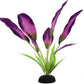 Silk Aquarium Plants for Betta Fish Tank, 2 Pcs 8 Inch Small Silk Aquarium Plant Aquatic Water Grass Decoration, Purple