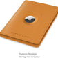 Kings Loot Passport Holder Wallet | RFID Protected Leather Travel Wallet with Built-in Trackable Holder | Holds 1-6 Cards & Passport | Slim & Stylish Wallets (Cognac)