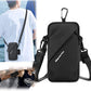 Phone Holder Arm Band, Small Crossbody Shoulder Holsters Bag with Arm Bands, Fits iPhone and Android, Use for Running, Walking, Hiking & Biking (6.7 Inches, Black)